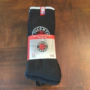 NBA Toronto Raptors Mens Crew Socks Athletic Shoe Size 7 - 12 New